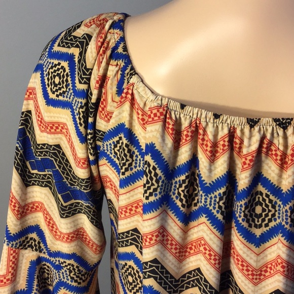 ACE FASHION COLORFUL BELL-SLEEVE TUNIC / DRESS - Picture 8 of 12